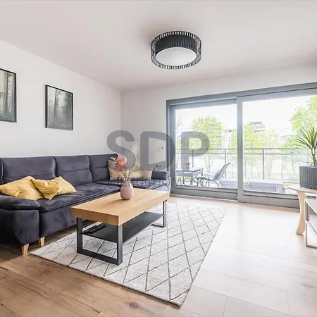 Апартаменты Przestronny Nowoczesny Apartament Z Widokiem Na Rzeke W Centrum Wroclawia *