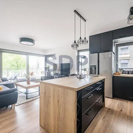 Апартаменты Przestronny Nowoczesny Apartament Z Widokiem Na Rzeke W Centrum Wroclawia *